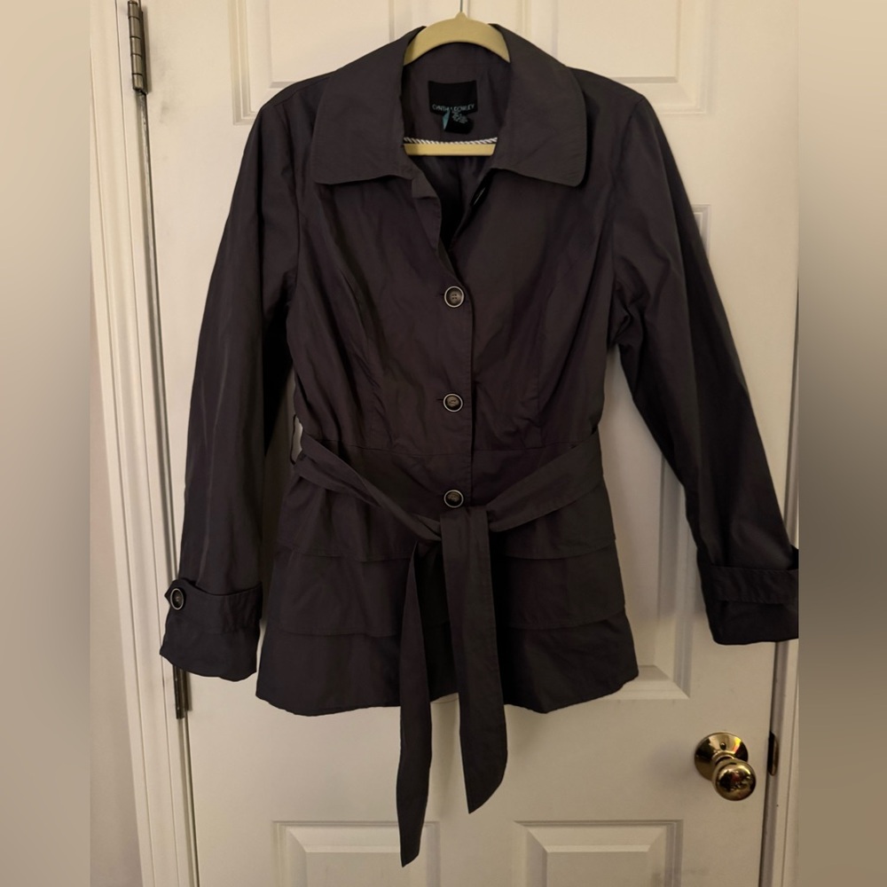 Cynthia Rowley cropped trench coat